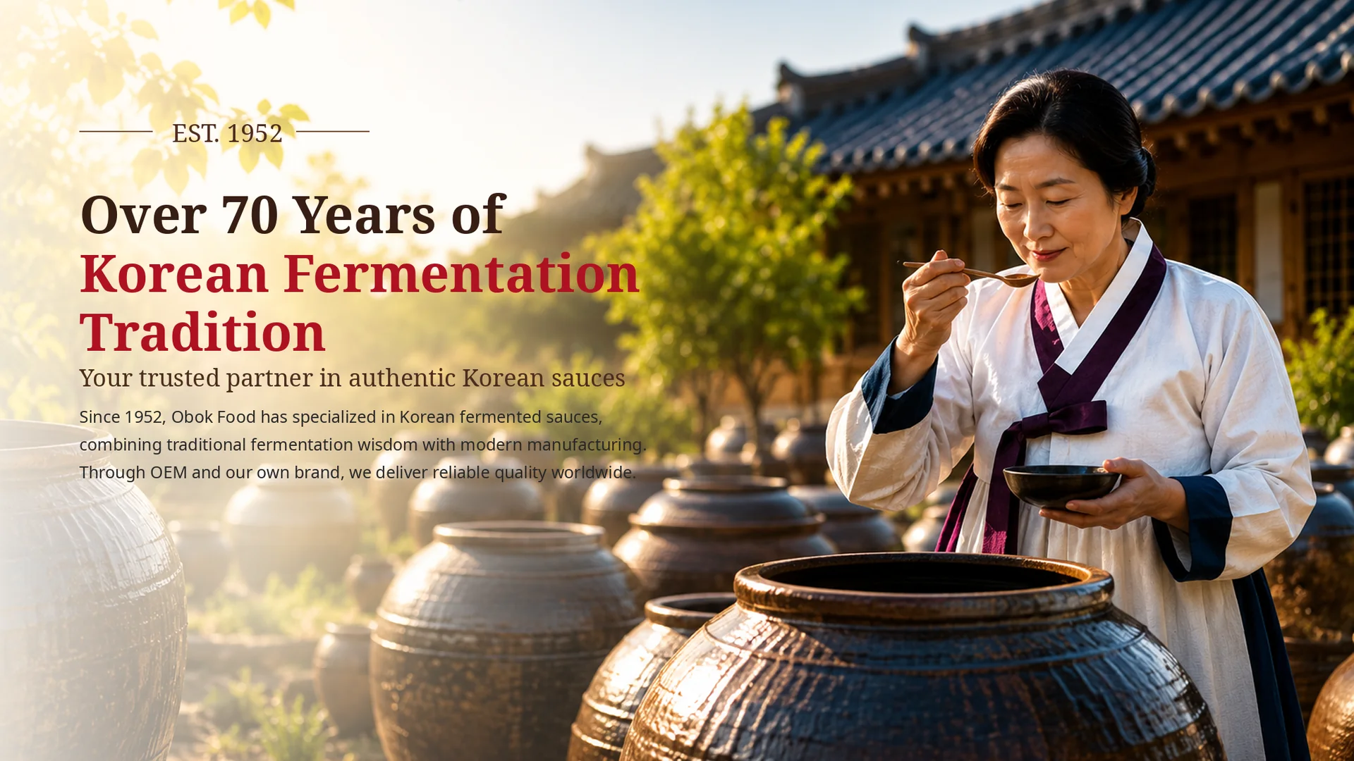 OBOK Foods — over 70 years of Korean fermentation